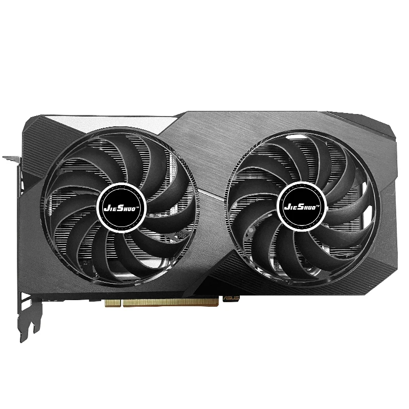 JIESHUO AMD RX6600XT 8GB 128bit GDDR6 Computer Game Video Card RX 6600 XT 8G Graphics Card Supports DirectX12 3D