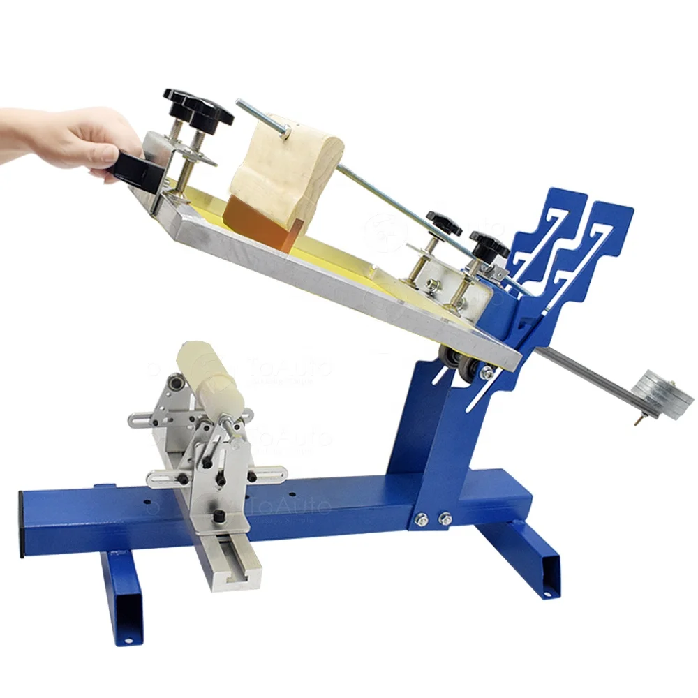 
Manual Cylinder Screen Printing Machine For Mug Bottle Silk Screen Press Printer 
