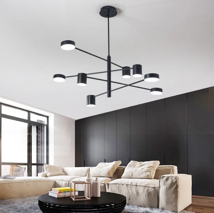 gold bedroom living room LED pendant lamp fashion classic restaurant showroom chandelier