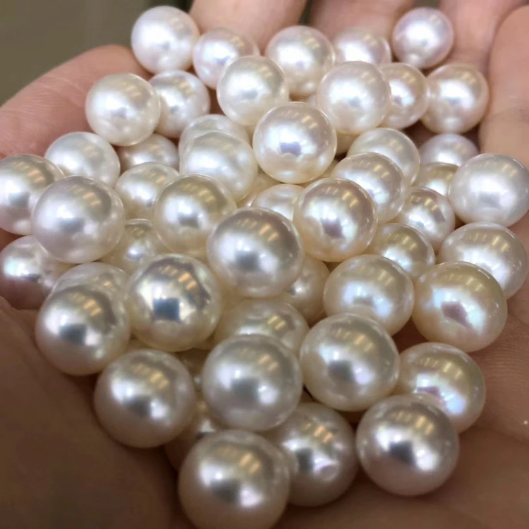 9-10mm Freshwater Loose Round Natural Pearl Price Natural Pearls Loose Beads For Sale