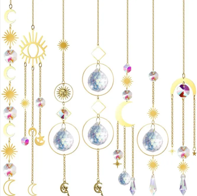 Hotsale diy suncatcher prism sun catcher hanging spiritual healing crystal suncatcher