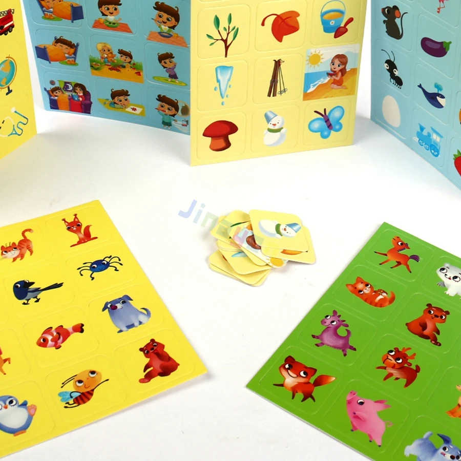 Punchboard Paper Token for Board Game Accessories Cognition Paper Cards Top Quality