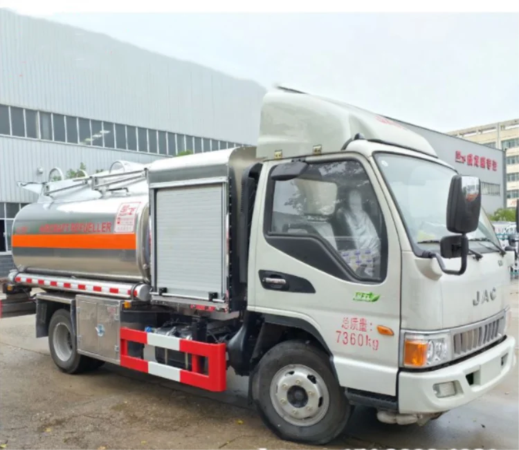  JAC 6 Wheeler заправочный Автоцистерна 5000 литров авиационный топливный грузовик для