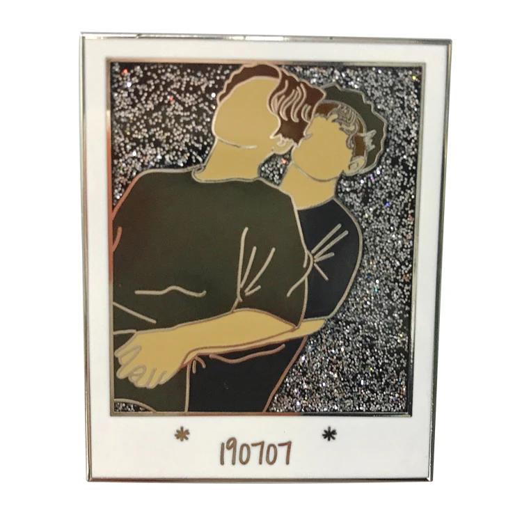 Bulk Custom Design Korean Kpop Idol Enamel Pin Manufacture Low Moq