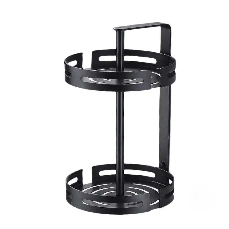 
2 Tier Lazy Susan Turntable Cabinet Organizer Rotating Spice Rack Storage Container For Cabinets Pantry Fridge Countertops 