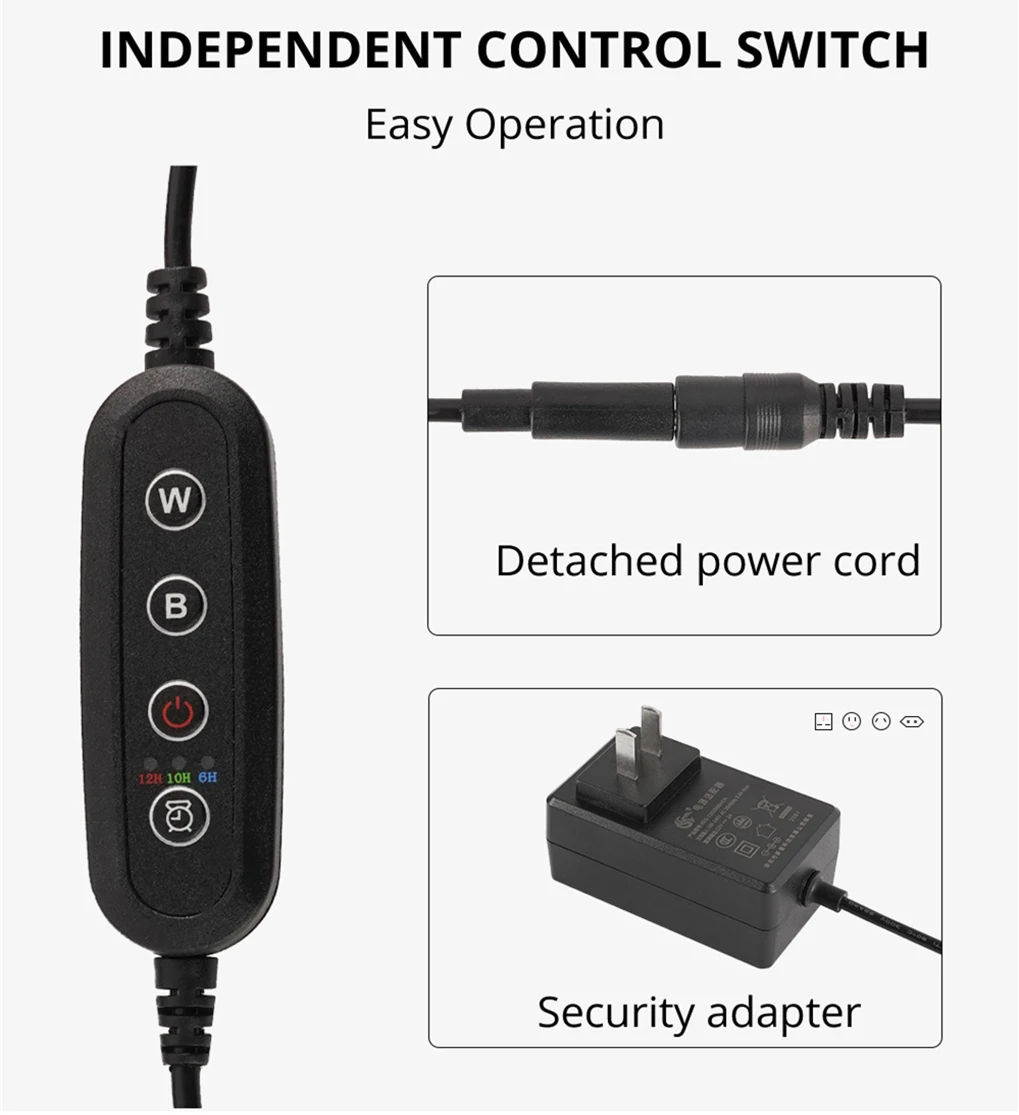 Raybow BL-12 12 Вт Светодиодная лампа 120 штук Горячая Распродажа аквариумная лампа для растений с таймером