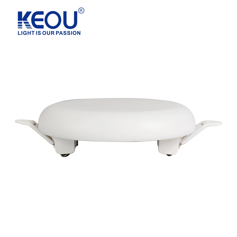 hot sale aluminum Adjustable embedded PC lampshade 18W 3D panel light for commercial