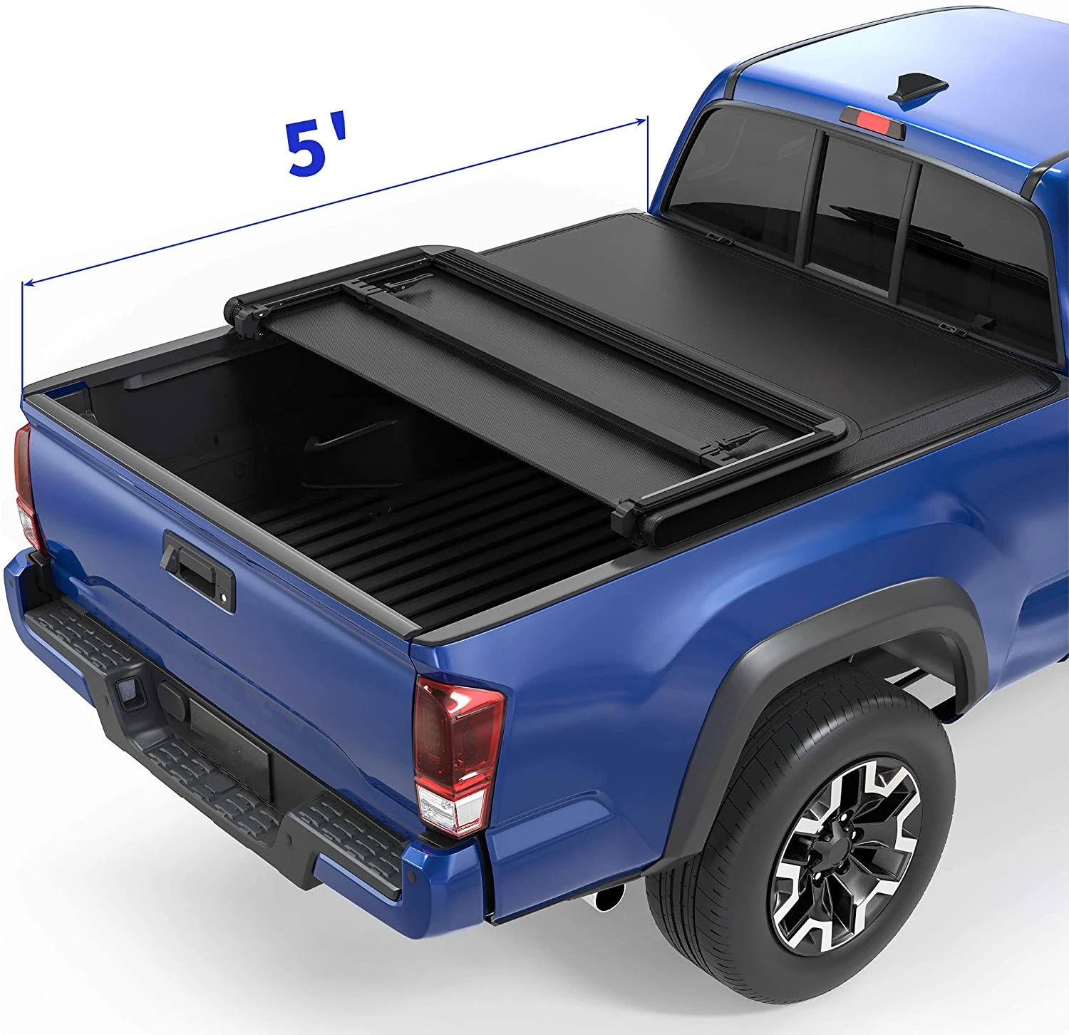 Factory Price Cheapest Aluminium Pickup bed cover Truck Tri Folding Soft Hard Tonneau Cover for Isuzu D-Max