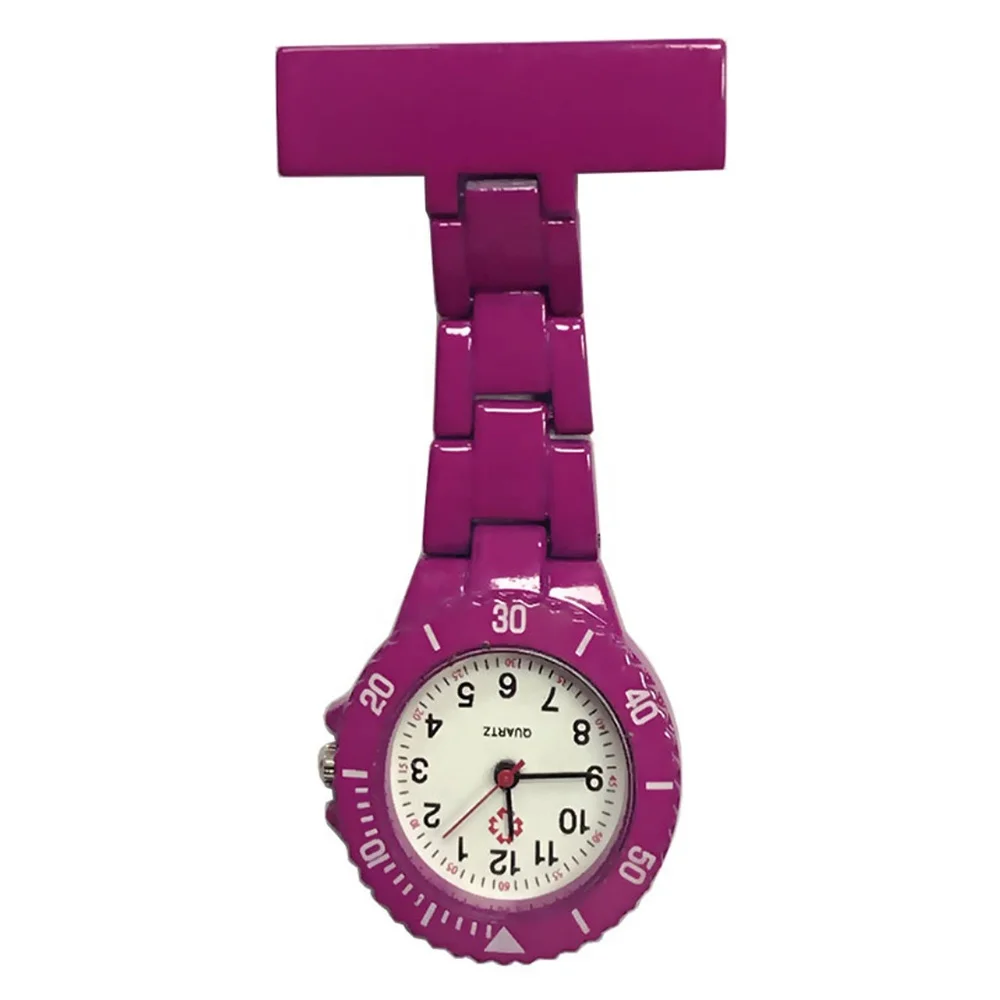 Hospital Medical Colorful Quartz Pocket Nurse Watch Breast Watch For Nurse Doctor Work Accessories
