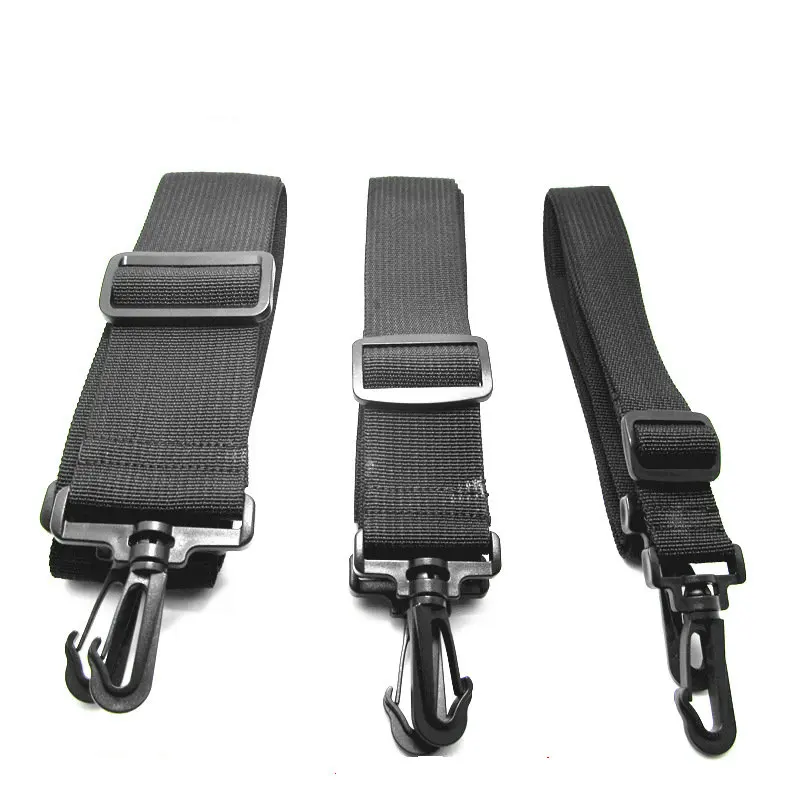 Adjustable Replaceable Nylon Single Shoulder Straps Plastic Hook Accessories 38mm Bag Strap With Pad