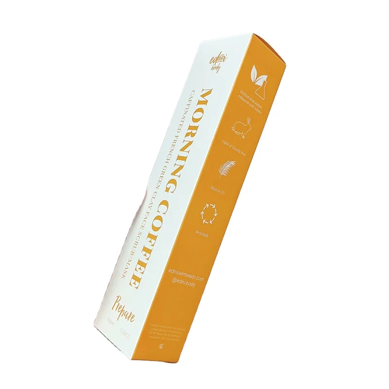 Cardboard paper box custom logo skincare packaging product cosmetics mailing  beauty care products packaging carton