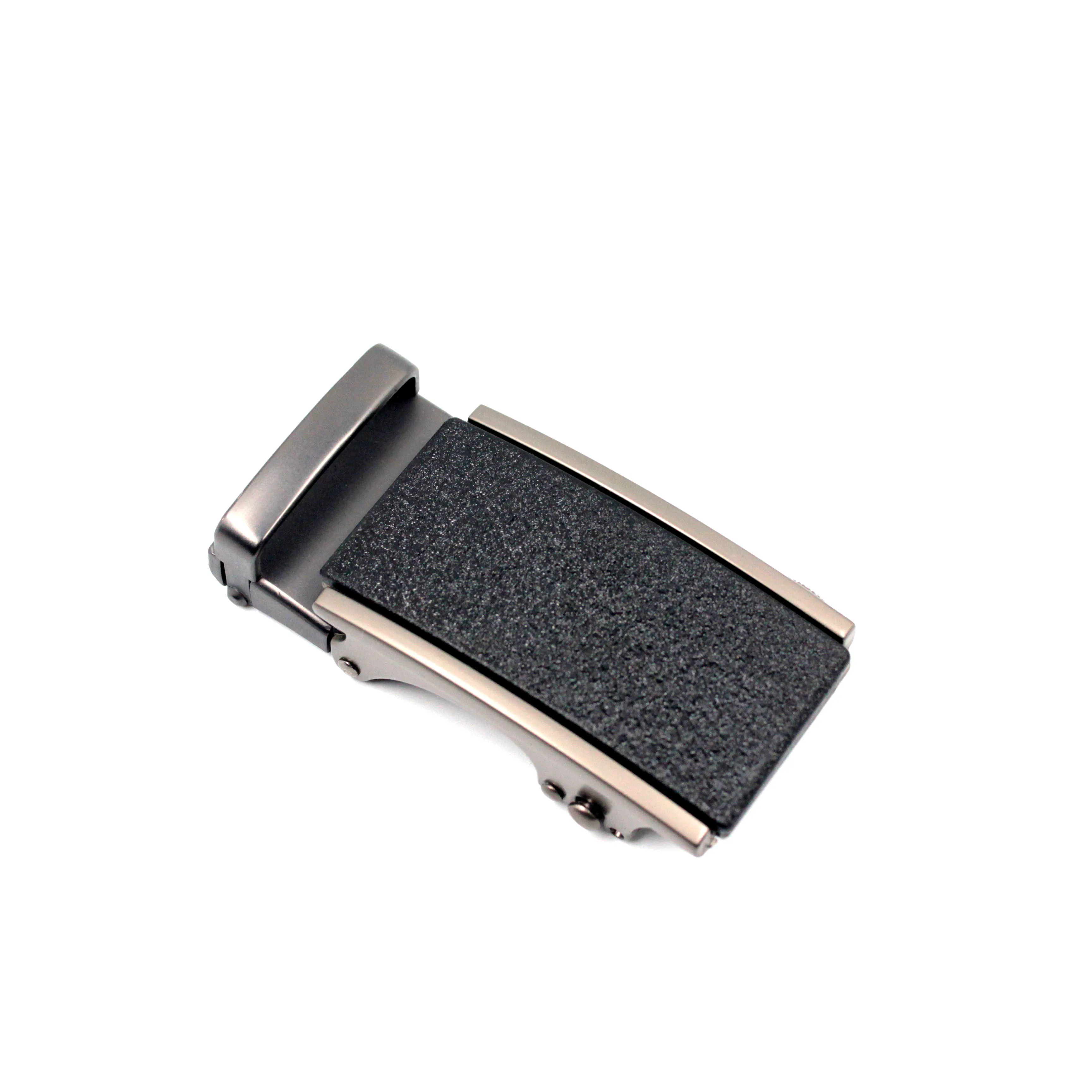 Custom Name Frosted Automatic Belt Buckle Ratchet Zinc Alloy Mens Belt Buckle Sliding Buckle 33MM Width