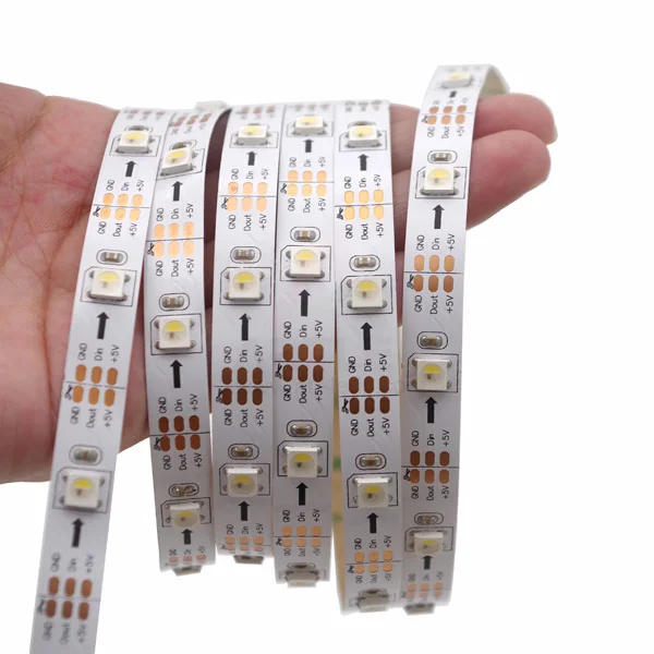 5 В мини Sk6812 3535 Rgbw Ws2812b мм Адресуемая 30led программируемая умная Пиксельная Светодиодная лента