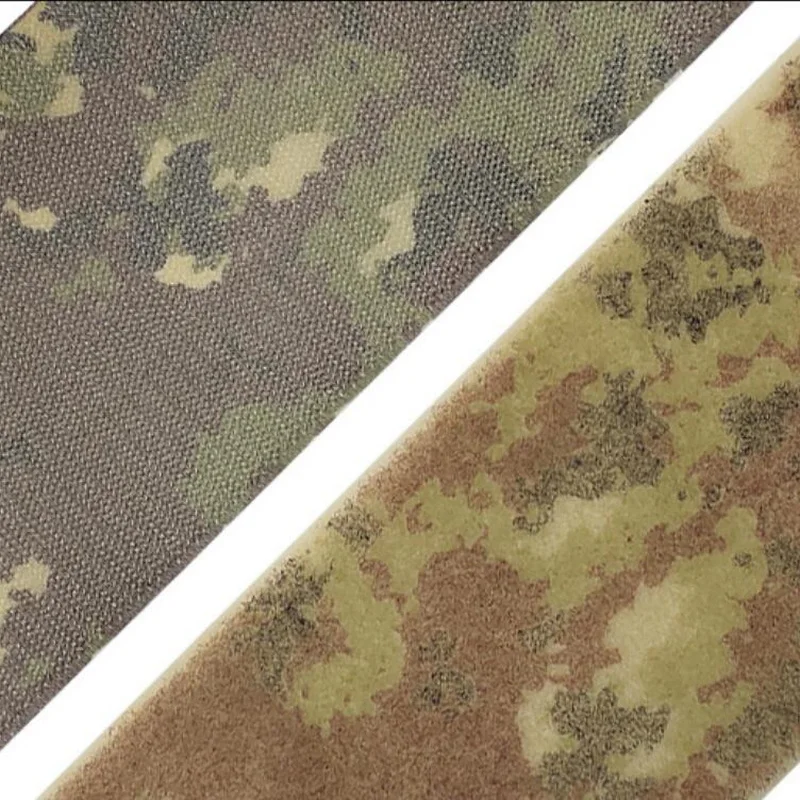 Soft Nylon Camouflage Velcro Hook And Loop 2 inchwide Hidden Style Custom Color