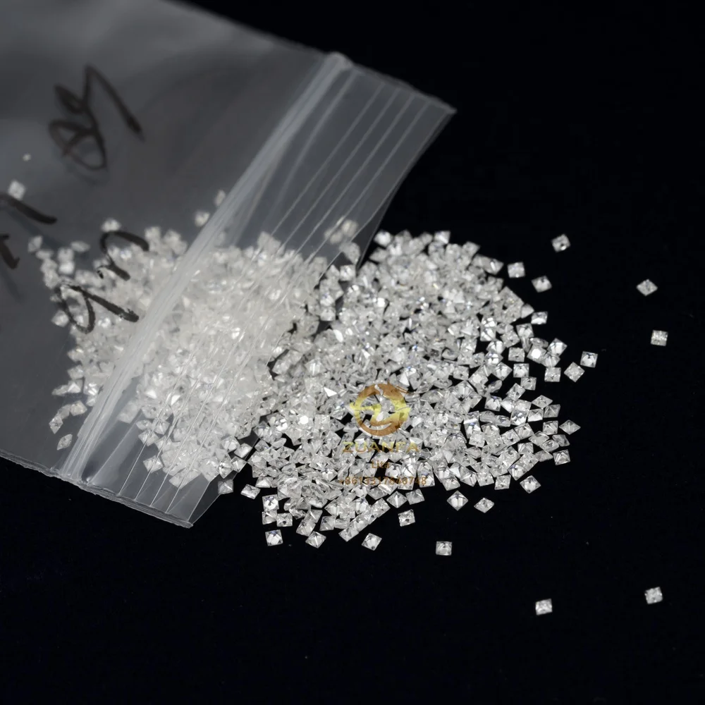 Wholesale top quality DEF color VVS clarity pass diamond tester princess cut gemstone loose moissanite