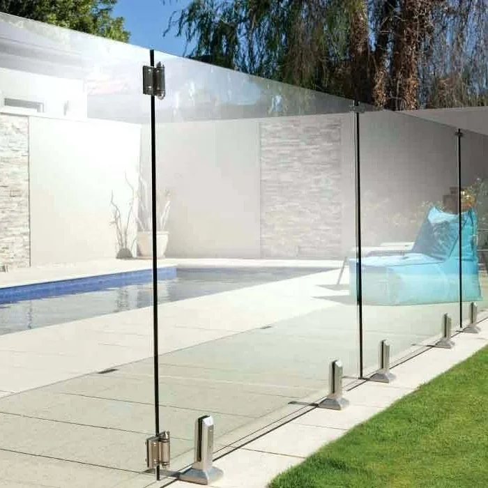 12mm clear toughenened pool fence glass balustrade glass with AS/NZS 2208 Certificate
