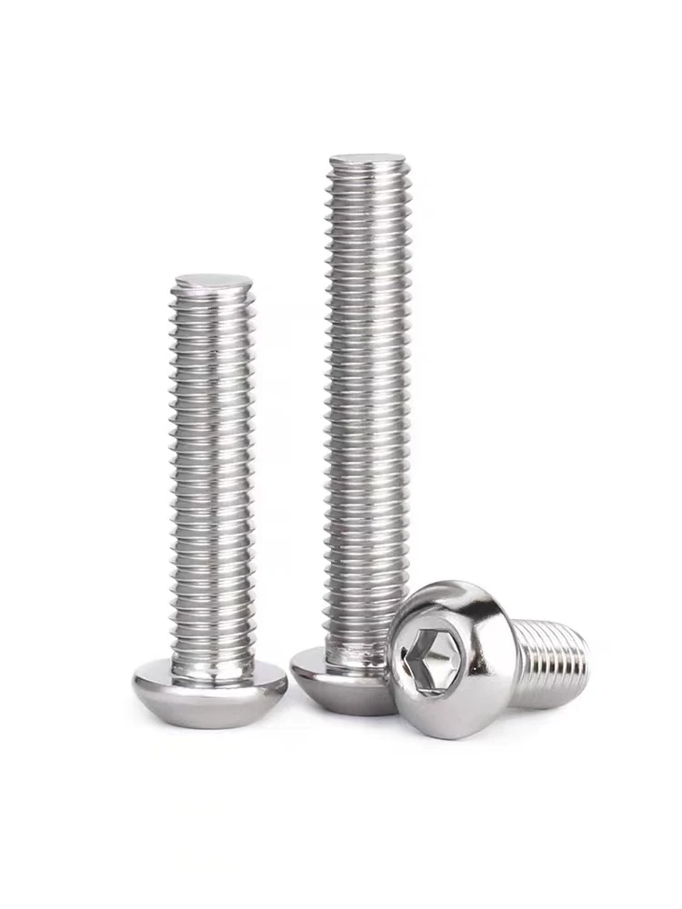 China fastener iso 7380 m3 m4 m5 m6 m8 304 stainless button head allen bolt Pan hand allen socket bolt