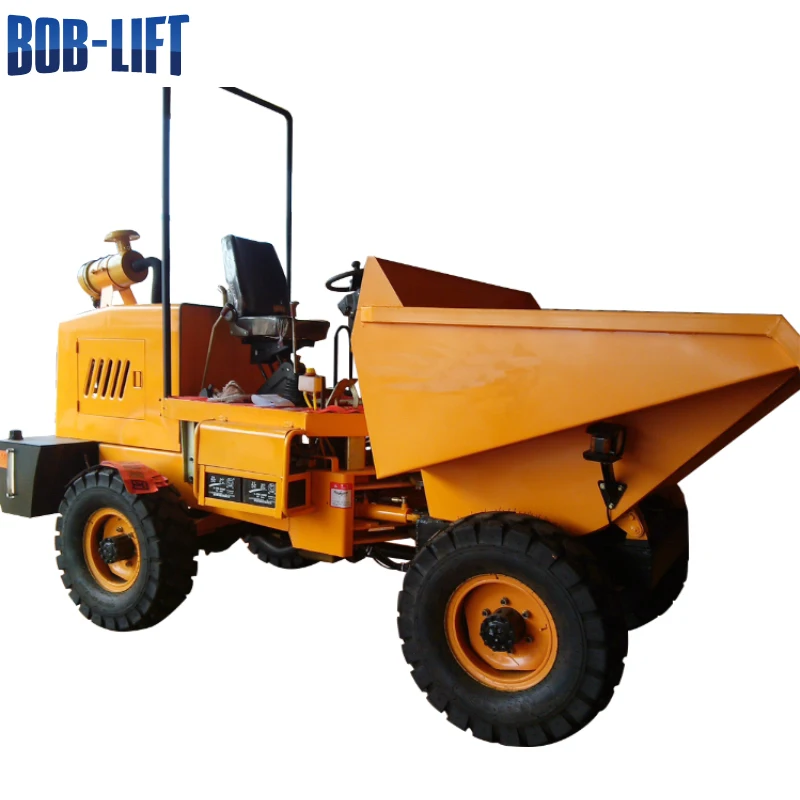 Popular Electric Diesel Mini Dumper 4x4 Front Loading 5 Ton Hydraulic Truck Dumper Loader For Sale