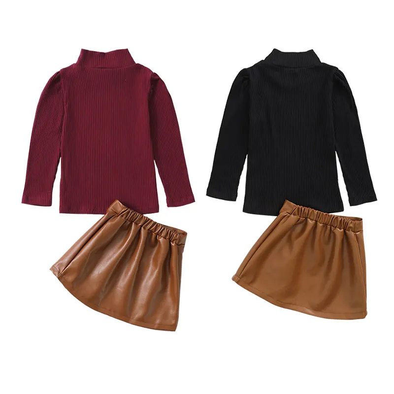 
Newborn Clothing Set Baby Solid Colour Baby Skirts 2pcs Organic Clothes Baby 