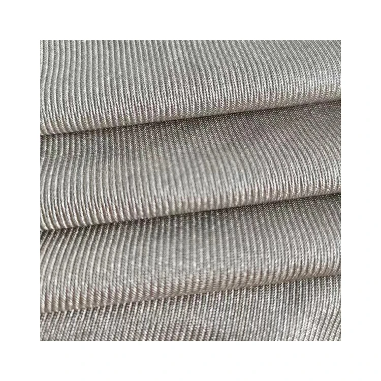 Advanced technology custom silver antibacterial fabric Simple silver fabric foil fabric silver