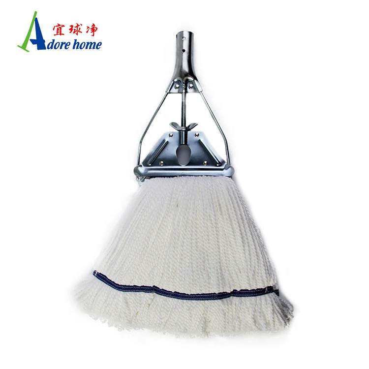 Metal clip microfiber mop head heavy duty microfiber wet mop refill