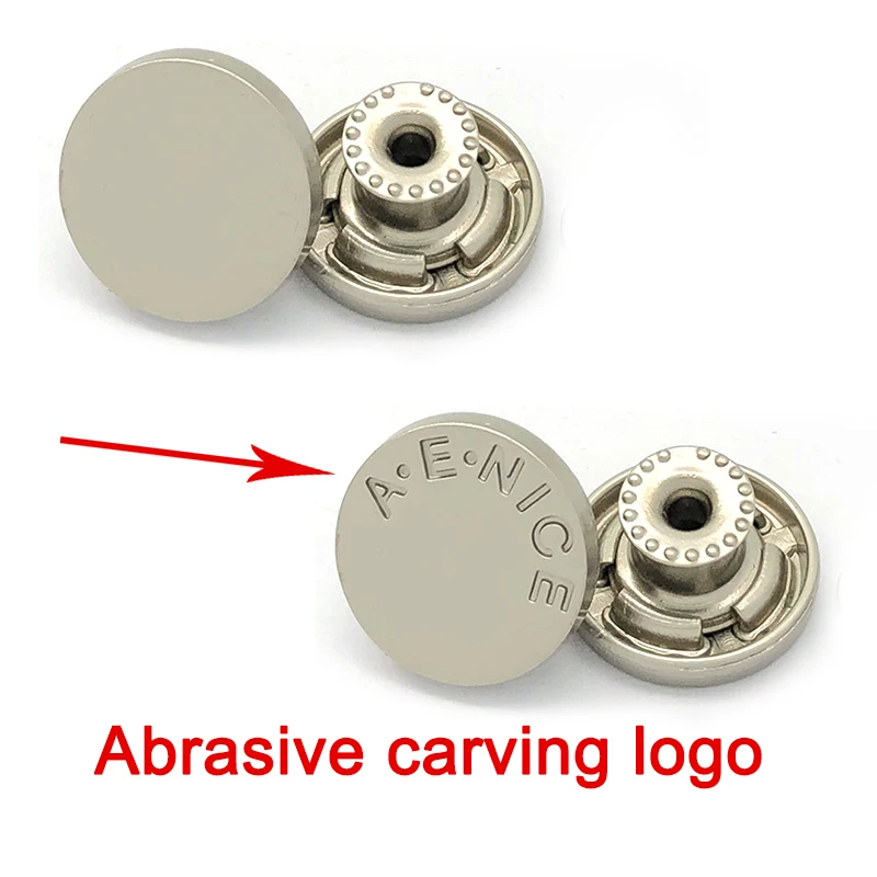 Custom Fashion Designer Large Sew Gold custom metal snap pink pearl mushroom tack button