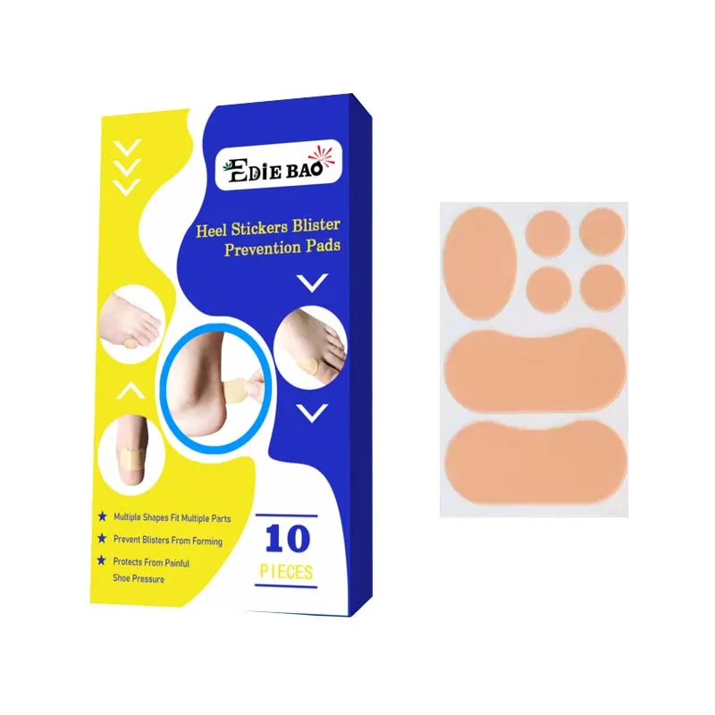 Heel Stickers for Shoes Moleskin Adhesive Pads Anti-wear Heel Pads for Feet Fabric Padding Blister Prevention