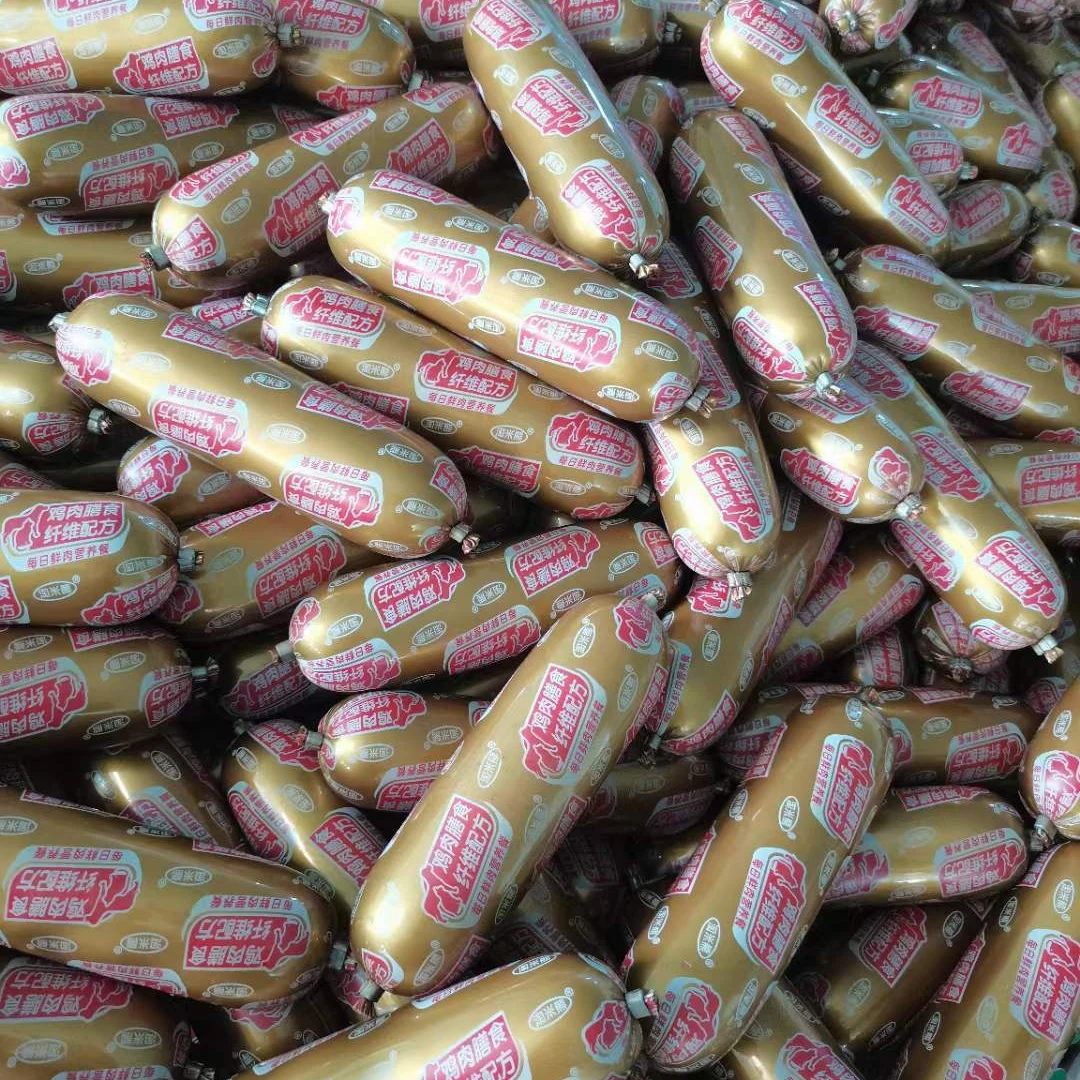 Wholesale Different flavors chicken duck beef ham sausage plus vegetables pet snacks reward for dogs and cats