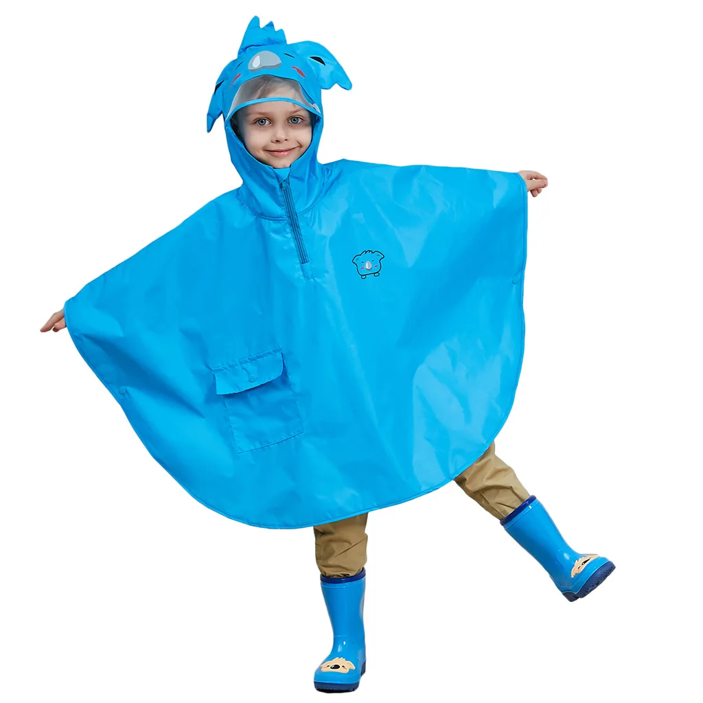 
Promotional top quality rain boots and coat set kids raincoats kids dino boots rain coat waterproof kids 