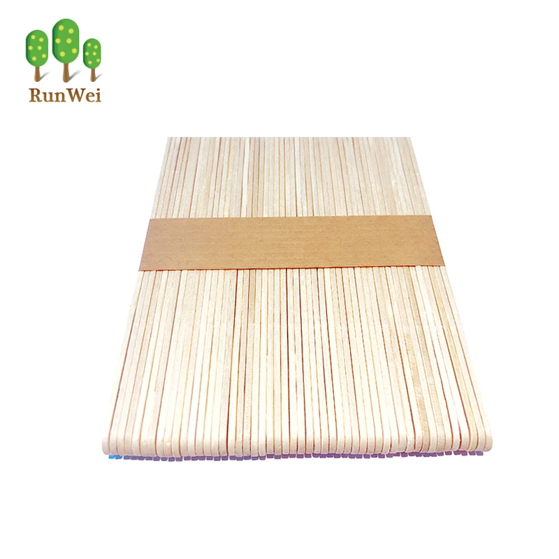 Одноразовые Деревянные палочки popsicle 114 мм логотип popsicle stick