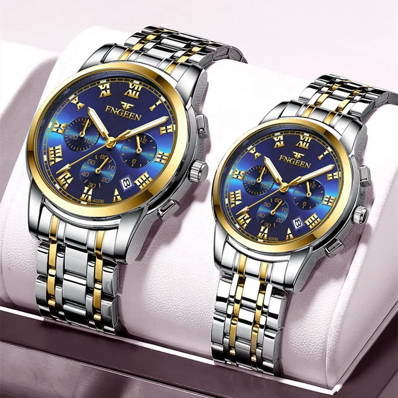 2022 hot fngeen 4006 stainless steel band watch luxury wristwatches ladies quartz watches women wrist watches
