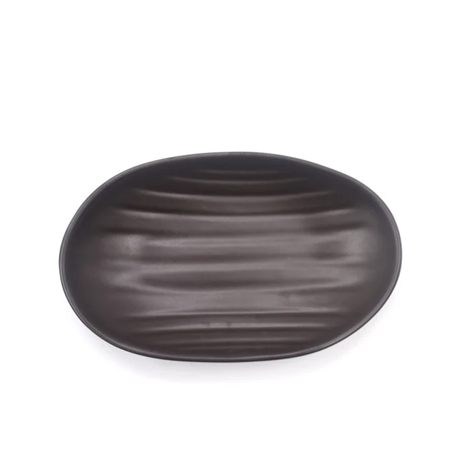 Heated resistance plastic melamine plate gravy boat sauce boat