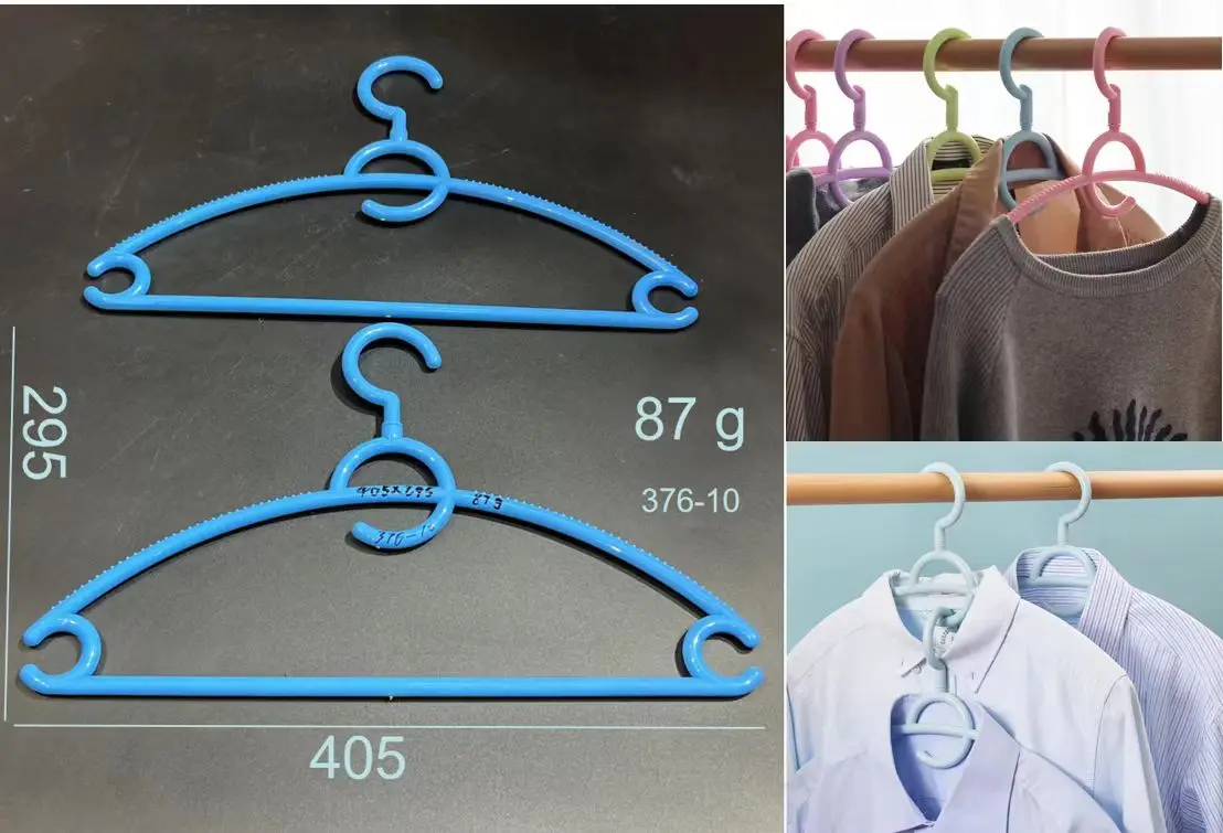 2023 Second Hand Modern Design PP Injection Cloth Hanger Mould Used Rotationer Clothes Hanger Mold