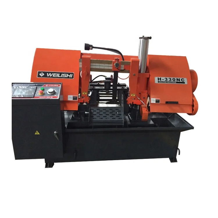 AUTOMATIC BAND SAW MACHINE H-330NC with delta PLC