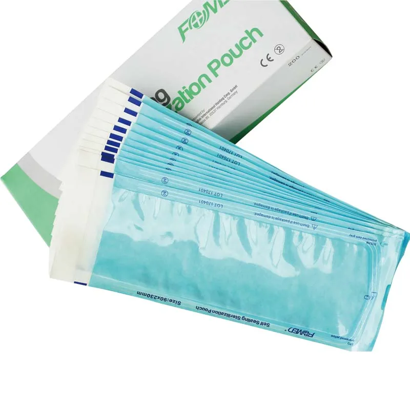 factory wholesale disposable salon disinfection tools sterilization pouches sterilization bags