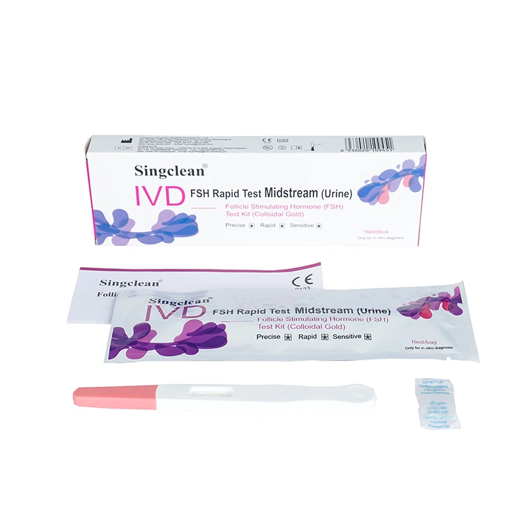 Hot Sale CE Approved Singclean Follicle-Stimulating Hormone (FSH) Test