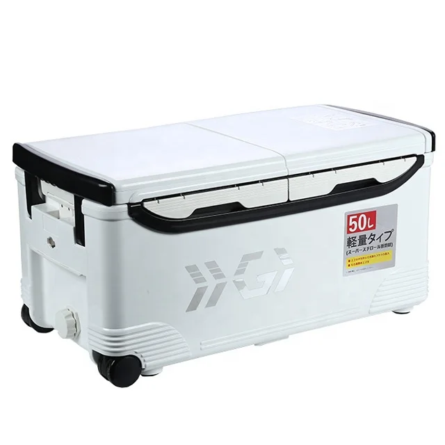 
Large capacity 50 Litre portable plastic Japanese style fishing tackle box 
