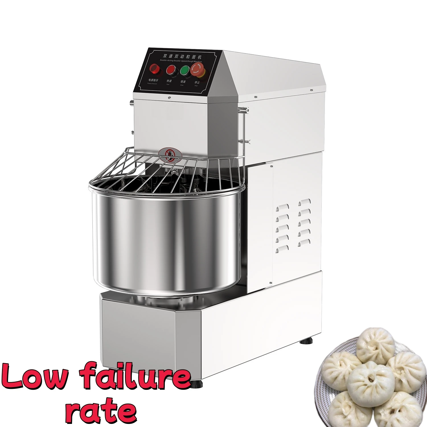 40L Stand bread cake food commercial dough kneading machine electric spiral industrial dough mixer for bakery