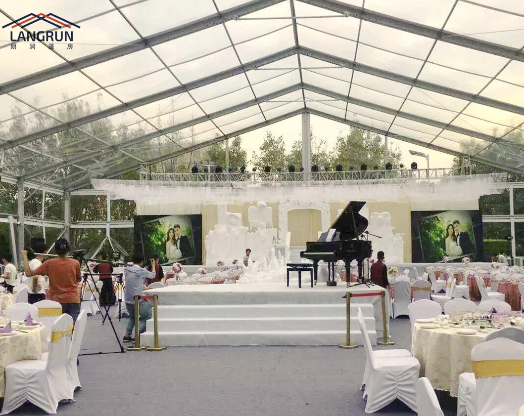 20x30m Outdoor Clear Span  Event Marquee Tent Transparent Wedding Party Tente