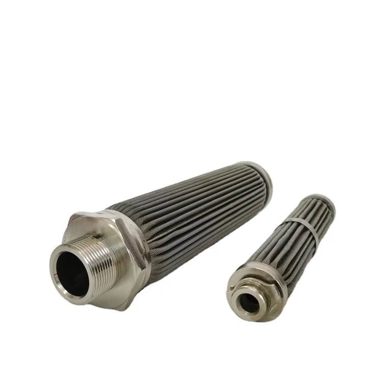 Candle Type High Temperature After Burner Element Dust Removal Metallic Filter Cartridge