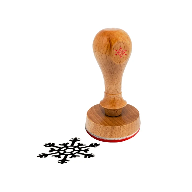 Custom Wooden handle rubber Stamp 30MM 40MM 50MM 60MM Laser Engraving Logo Birch Wood Creative Vintage Stamp DIY Craft