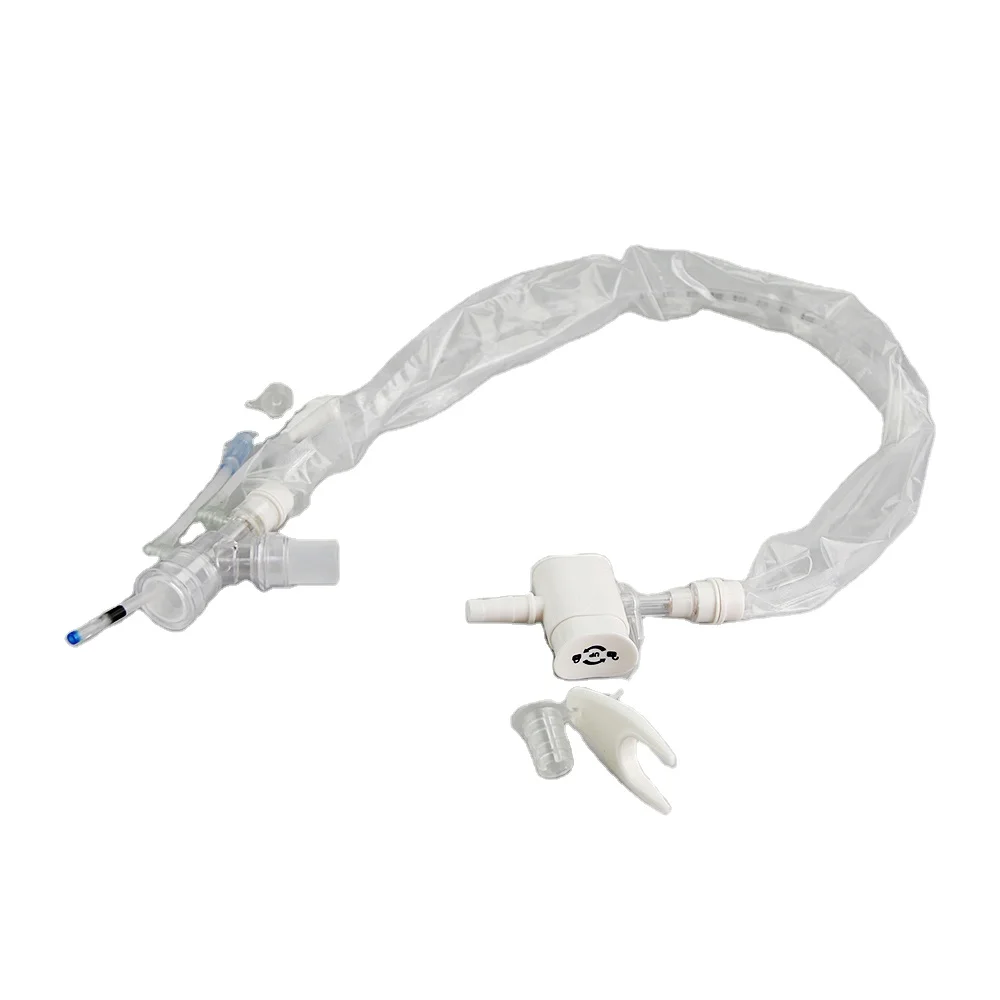 MDR cheap price medical tube closed 10fr 12fr14fr 16fr each size suction catheter