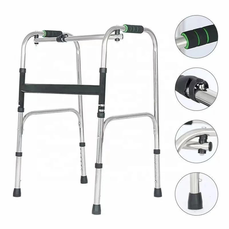 Easy To Walk Aluminum Stable Walker With Wheels Customized Factory Walking Equipment