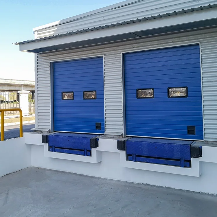 Customize colors loading and unloading platform fixed lip plate work platforms hydraulic smoothly mechanical dock leveler