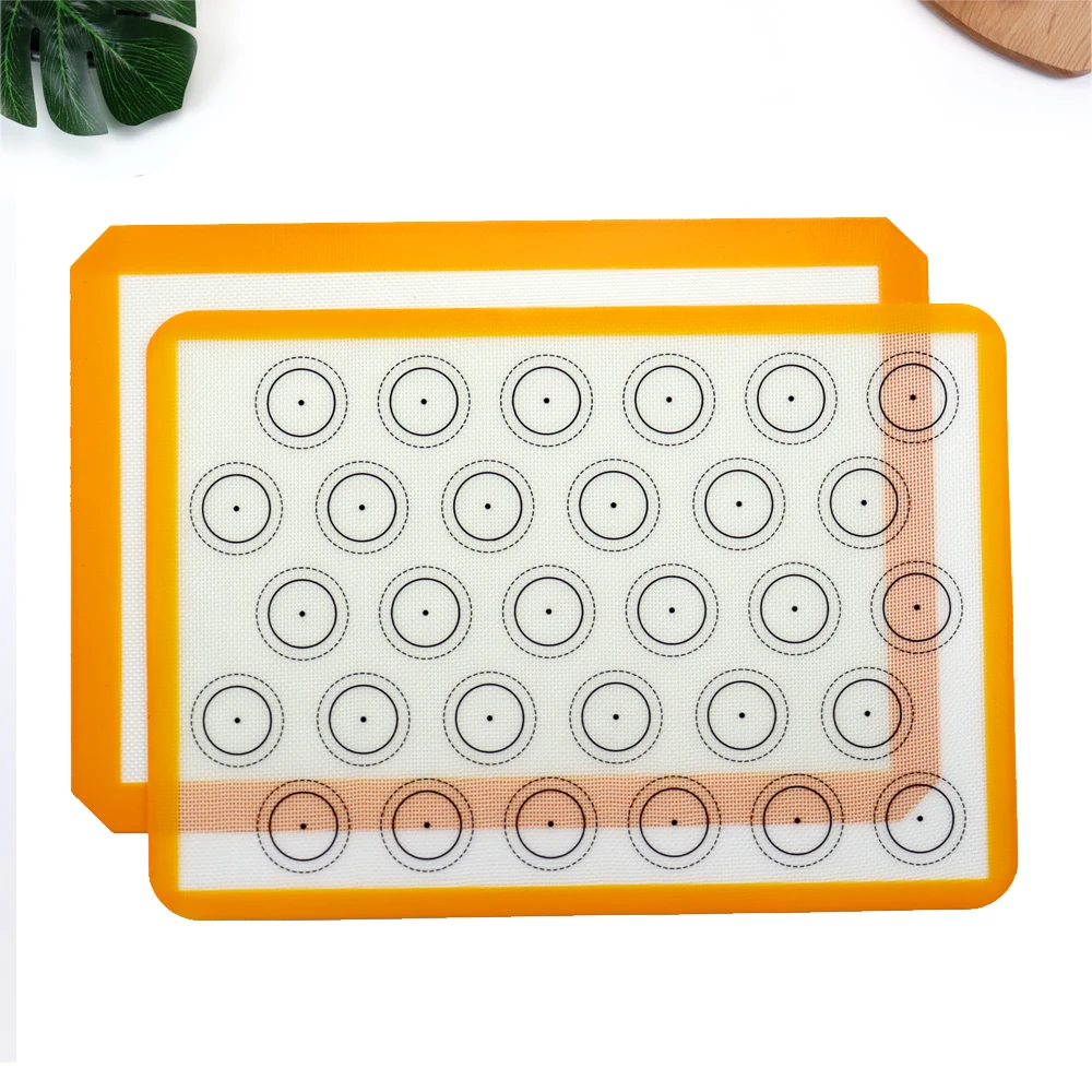 hot selling 2024 silicone baking mat non-stick silicone cooking mats pads heat resistant macaron mat
