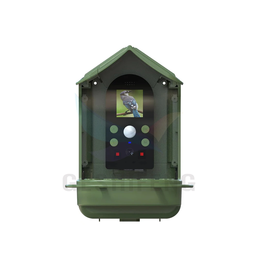 Outdoor Garden Wildlife Camera Bird Feeder Camera AI Recognize Bird Species Smart Bird Feeder with Camera