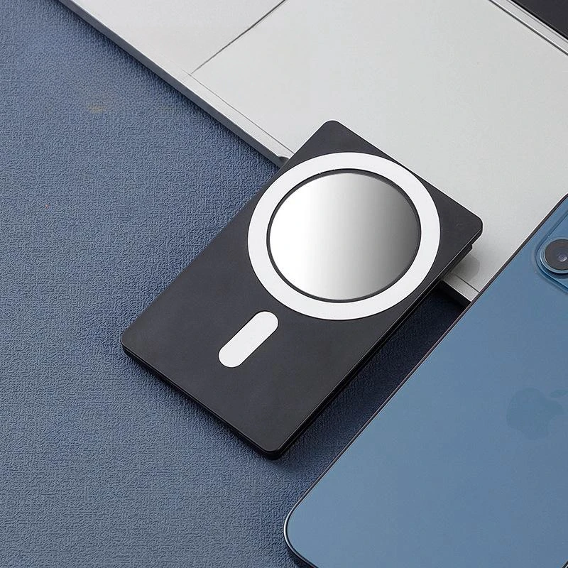 Customizable magnetic leather wallet with stand for iphone 14 pro max magnetic card holder