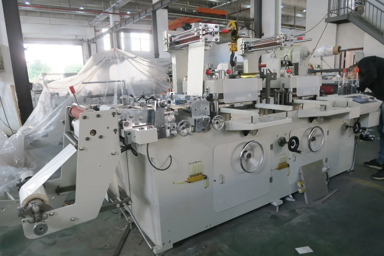 KTM-320D/420D label hot foil stamping and die cutting machine