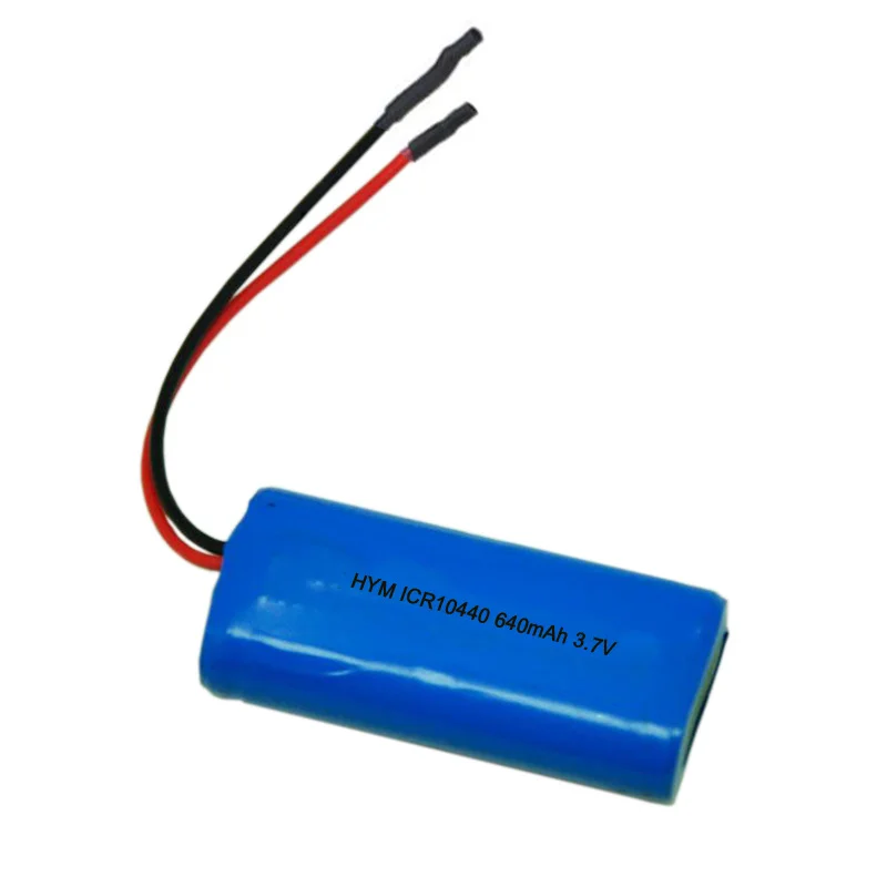 Factory direct supply lithium battery pack 2*10440 7.4v 640mAh for electronic products