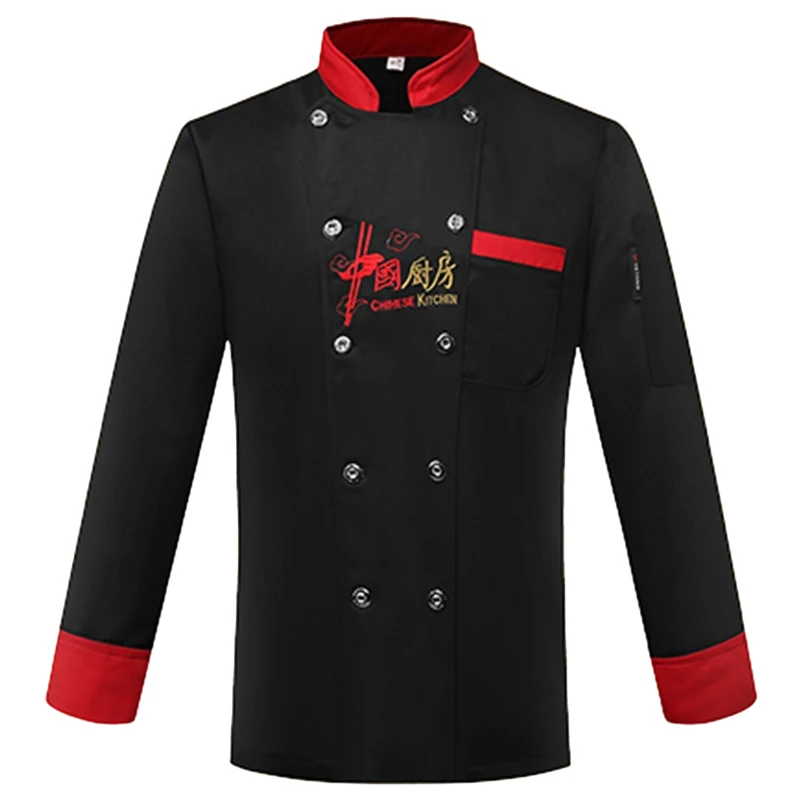 High Quality Customizable chef jacket hotel bar kitchen special clothing Chinese chef coat